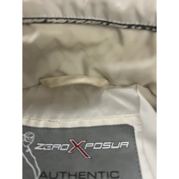 ZEROXPOSUR Women's 8/10 White Winter Jacket Plush Ski Snow Coat Activewear - Picture 5 of 6